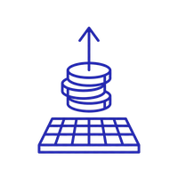 Return on capital icon