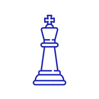 Leadership and strategy icon